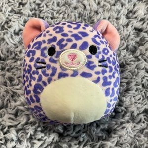 Squishmallow Pink/Purple Leopard